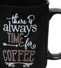 Quoted 320ml Black & White Ceramic (Set of 2) Coffee Mug