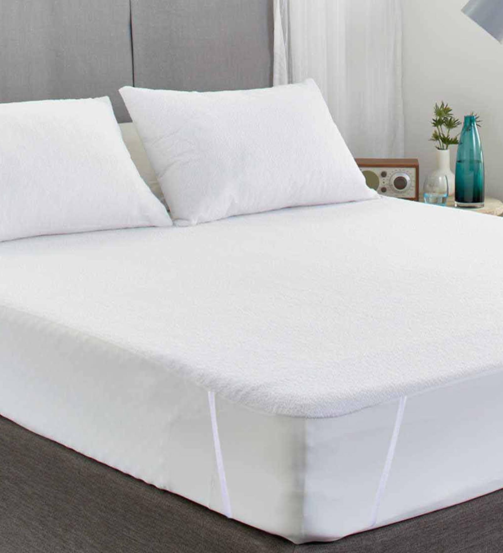 Alexa Cotton (36 x78) Queen Size Mattress Protector