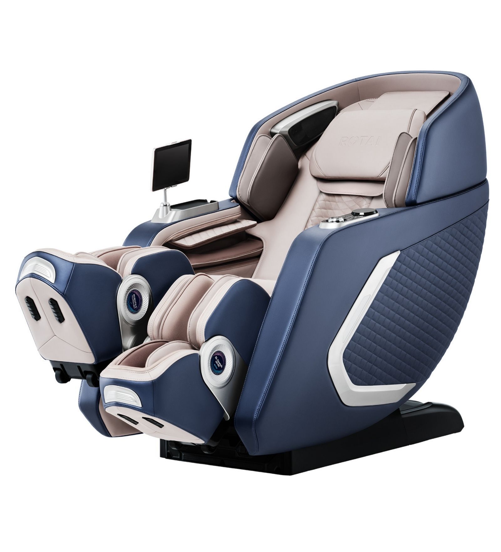 R-NEXA 4D Leather Robotic Massage Chair in Black Colour