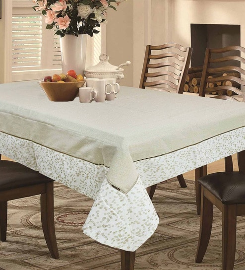 Cotton Multicolour Table Cloth By R Home