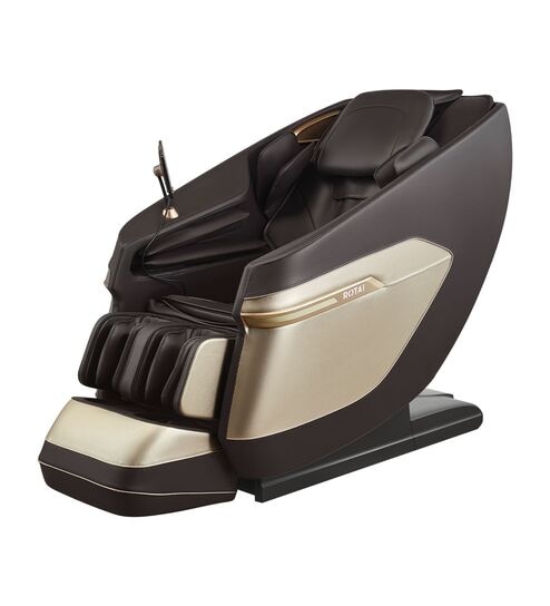 R-RELX Leather Luxury 3D Massage Chair in Black Colour