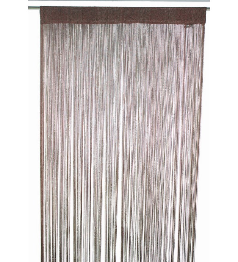 Buy R home Brown Thread  Curtain  Online Solid Colour Door 