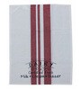 R Home Printed Red Cotton Apron with Kitchen Towel