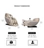 R-Nexa 4D Leather Robotic Massage Chair In Beige Colour