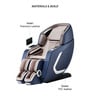 R-Nexa 4D Leather Robotic Massage Chair In Blue Colour