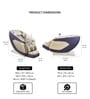 R-Relx Leather Luxury 3D Massage Chair In Blue Colour