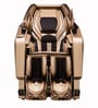 R Velor Leather Premium Massage Chair In Gold Colour
