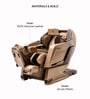 R Velor Leather Premium Massage Chair In Gold Colour