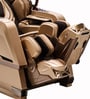 R Velor Leather Premium Massage Chair In Gold Colour