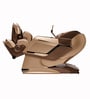 R Velor Leather Premium Massage Chair In Gold Colour