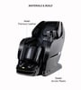 R Zenora Leather Premium Massage Chair In Black Colour R Zenora Leather Premium Massage Chair In Black Colour