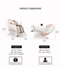 R Zenora Leather Premium Massage Chair In White Colour