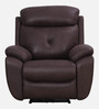 Hamilton Fabric 1 Seater Motorized Recliner In Chocolate Brown Colour