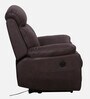 Hamilton Fabric 1 Seater Motorized Recliner In Chocolate Brown Colour
