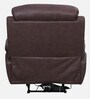 Hamilton Fabric 1 Seater Motorized Recliner In Chocolate Brown Colour