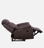 Hamilton Fabric 1 Seater Motorized Recliner In Chocolate Brown Colour