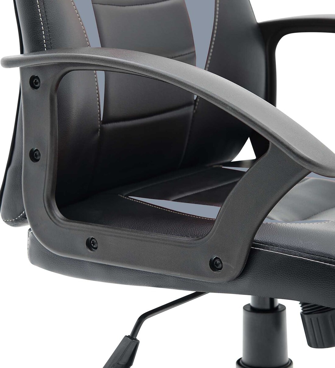 Buy Racing Ergonomic Chair in Grey & Black Colour by Bantia Furniture