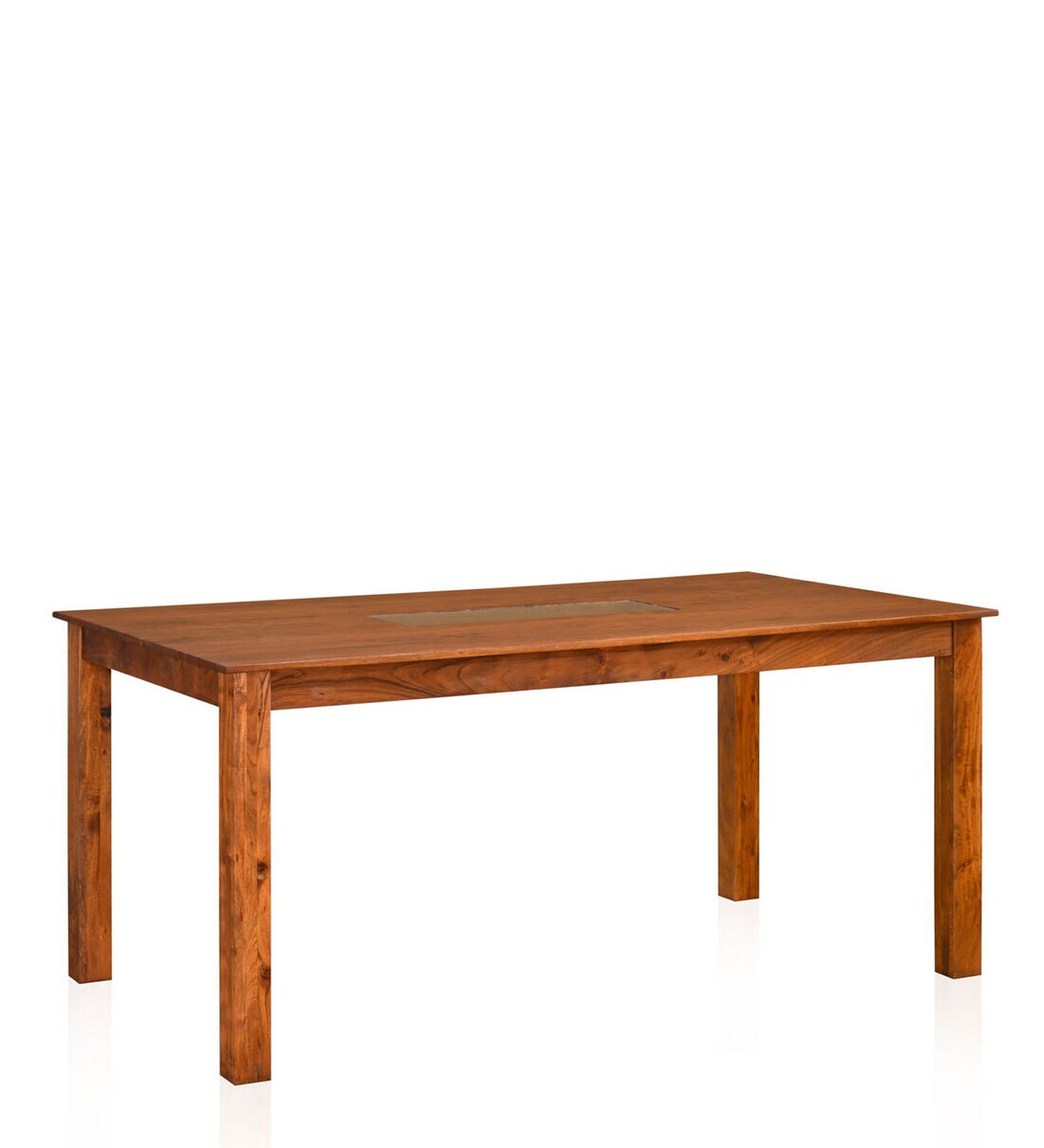 Buy Radiant 6 Seater Dining Table In Brown Finish By Nilkamal Online