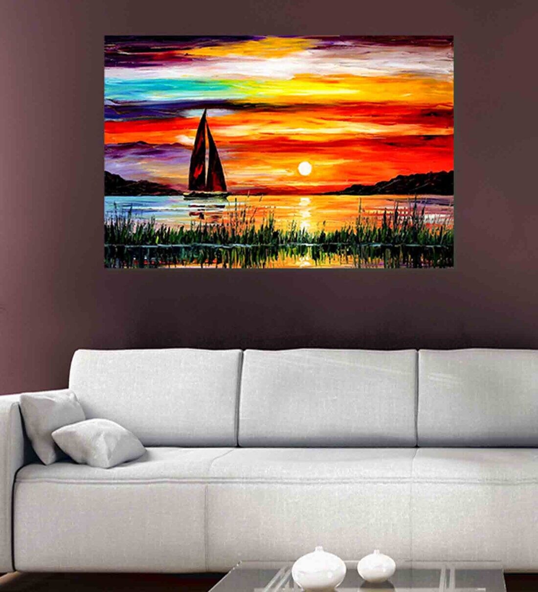 Buy Rainbow Sun Toughened Glass Art Print at 58% OFF by Flair Glass ...