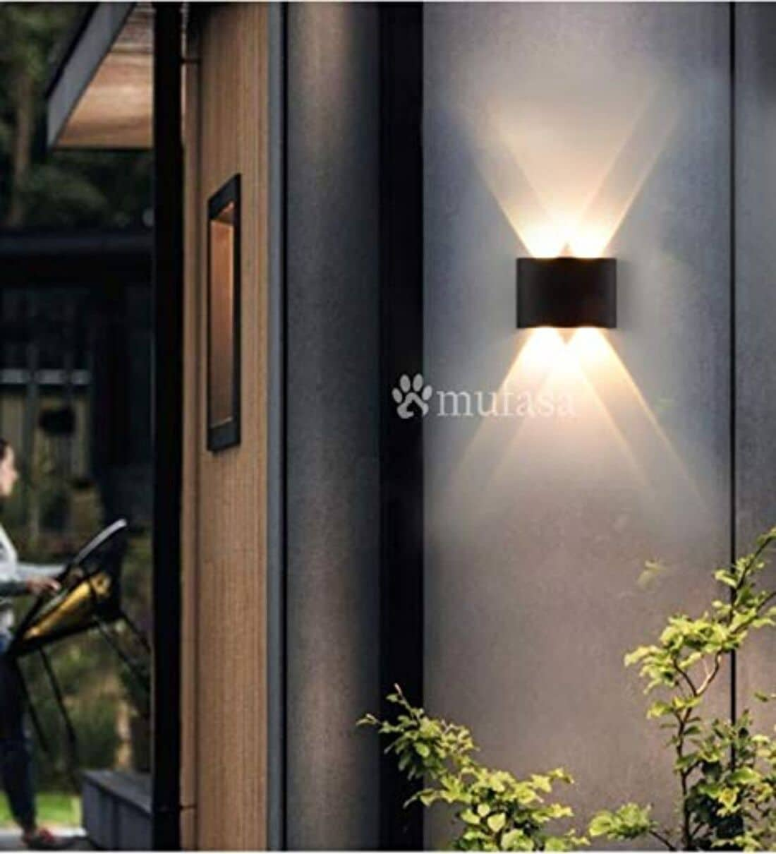 Buy Rainproof 4 Watts 4 Way Warm White LED Outdoor Wall Light at