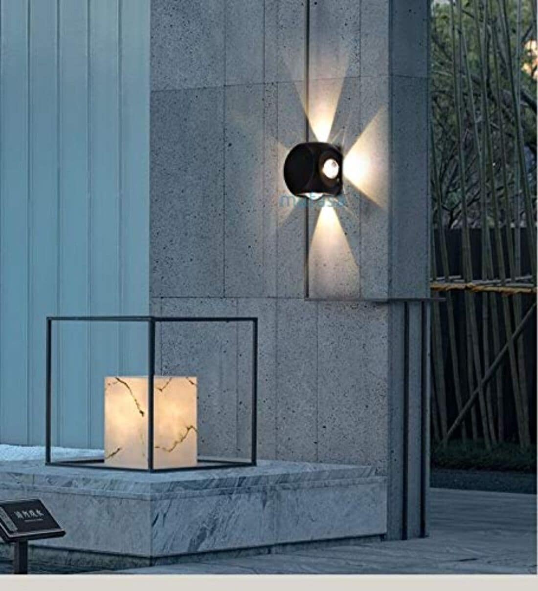 Buy Rainproof 4 Way Warm White LED Outdoor Wall Light at 44 OFF