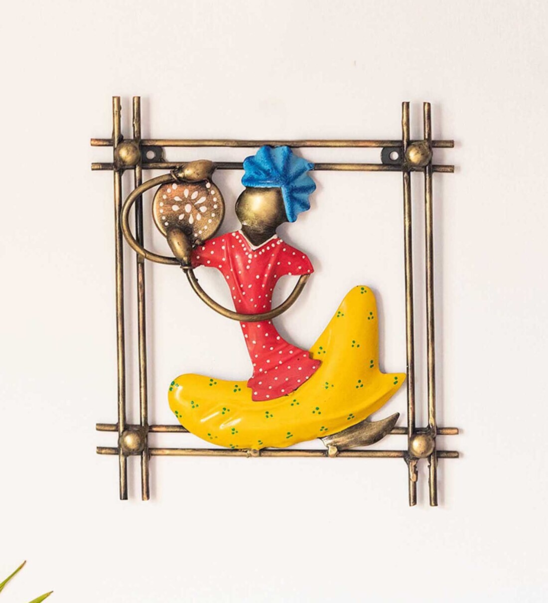 Buy Rajasthani Thaalwala Artist Handmade & HandPainted Wall Decor