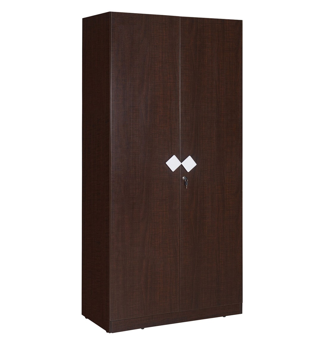 Buy Ranchi 2 Door Wardrobe in Brown Maple Finish By Nilkamal Online