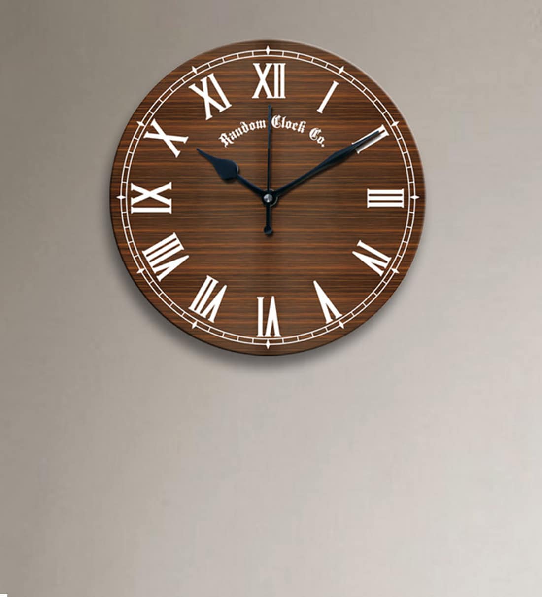 Buy Multicolor Engineered Wood Analog Roman Wall Clock By Random Online Modern Wall Clocks Wall Clocks Home Decor Pepperfry Product