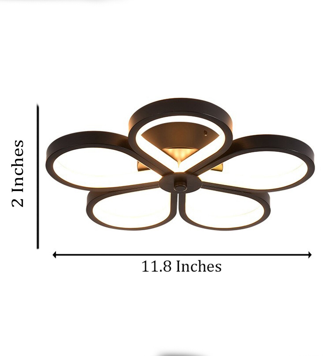 Buy Bunsen Black Metal LED Ceiling Lights by Smartway Lighting Online LED Ceiling Lights LED