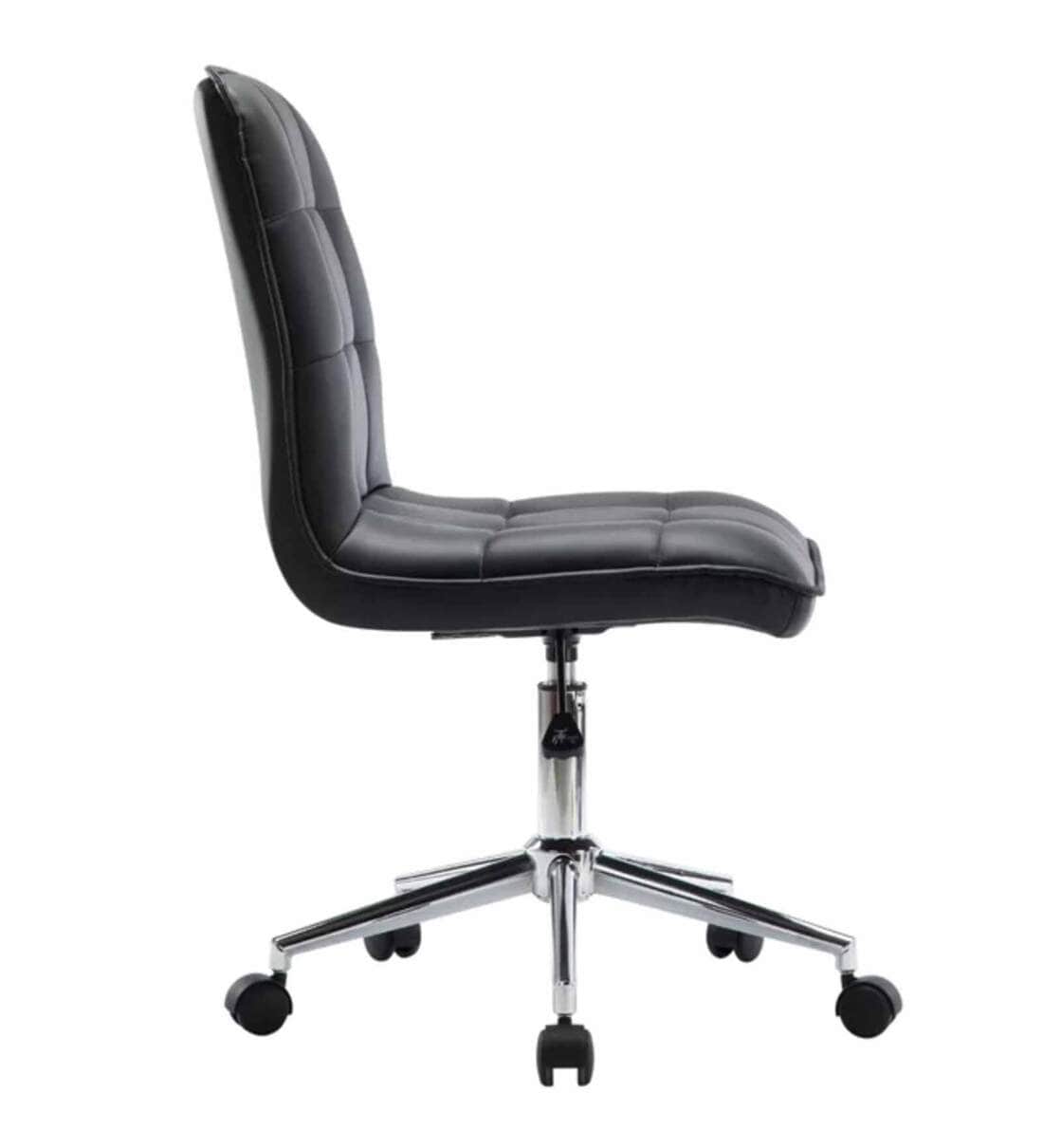 Buy Rawtenstall Low Back Executive Chair In Black Colour By