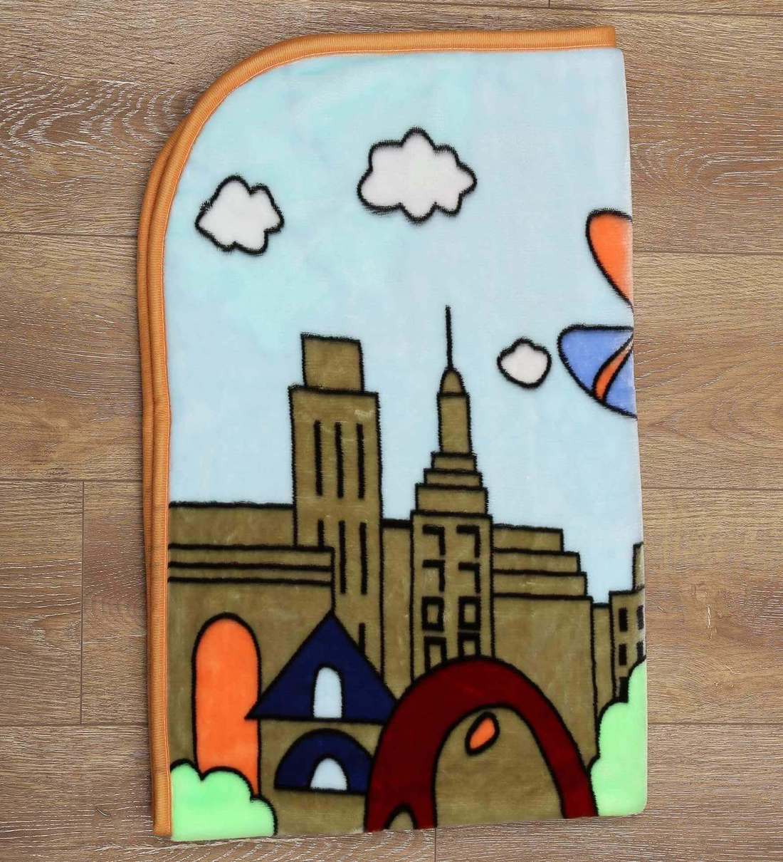 Buy City Single Bed Kids Blanket in Multicolour by Raymond Home Online