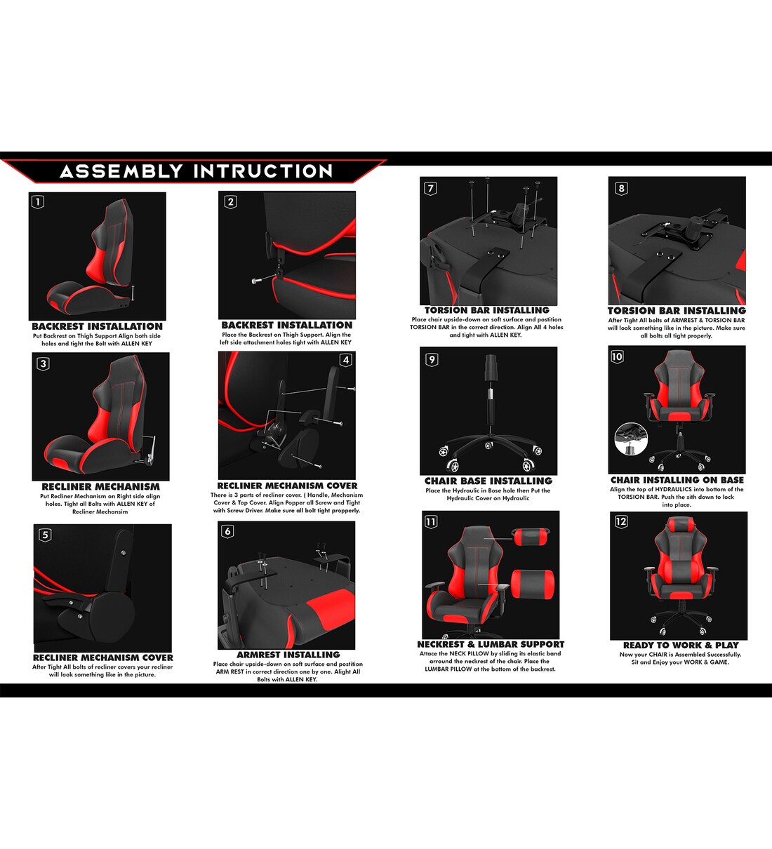 Buy Razer Gaming Chair In White & Black Colour By ASE Gaming Online