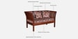 Radom Sheesham Wood 2 Seater Sofa In Honey Oak Finish
