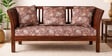Radom Sheesham Wood 2 Seater Sofa In Honey Oak Finish