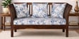 Radom Sheesham Wood 2 Seater Sofa In Provincial Teak Finish