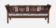 Radom Sheesham Wood 3 Seater Sofa In Provincial Teak Finish
