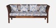 Radom Sheesham Wood 3 Seater Sofa In Provincial Teak Finish