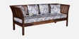 Radom Sheesham Wood 3 Seater Sofa In Provincial Teak Finish