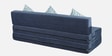 Rakeno Fabric 3 Seater (72x72) King Size Foldable Mattress in Blue Colour