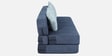 Rakeno Fabric 3 Seater (72x72) King Size Foldable Mattress in Blue Colour
