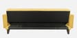 Rakuten Fabric 3 Seater Convertible Sofa Cum Bed In Yellow Colour