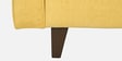 Rakuten Fabric 3 Seater Convertible Sofa Cum Bed In Yellow Colour