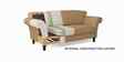 Rana Fabric 2 Seater Sofa in Cotton Beigen Color