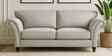Rana Fabric 2 Seater Sofa in Pearl White Color