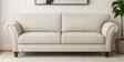 Rana Fabric 3 Seater Sofa in Pearl White Color