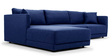 Northern Fabric Rhs 6 Seater Sectional Sofa In Royal Blue Colour