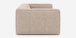  Diva 3 Seater Sofa With Lola Shell Fabric In Beige Colour