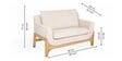 Raya Custom Upholstered 3+2+1+1 Sofa Set In Beige Color