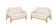 Raya Custom Upholstered 3+2+1+1 Sofa Set In Beige Color