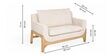 Raya Custom Wooden Upholstered  Sofa Set